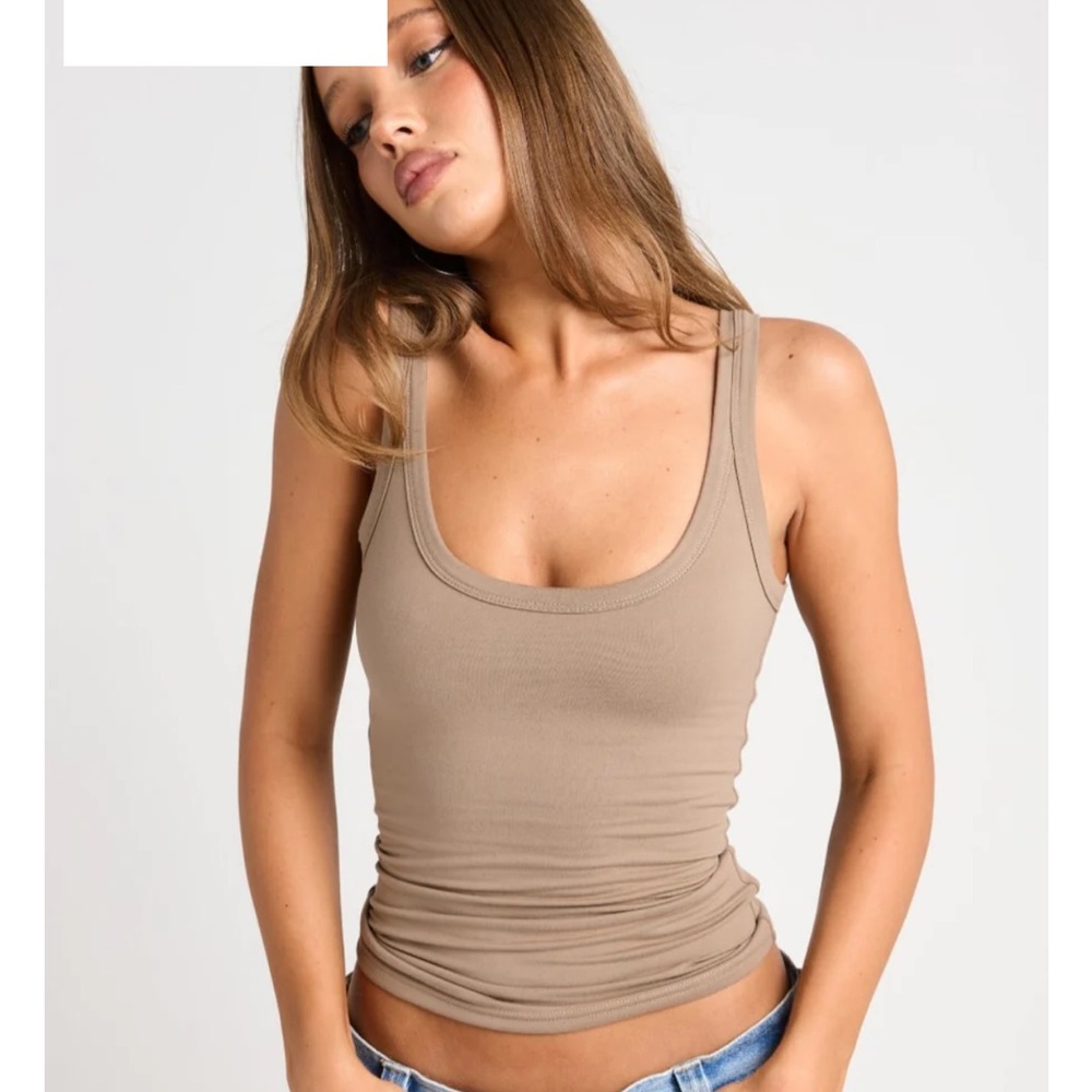 All For Mimi Latte Tank Top